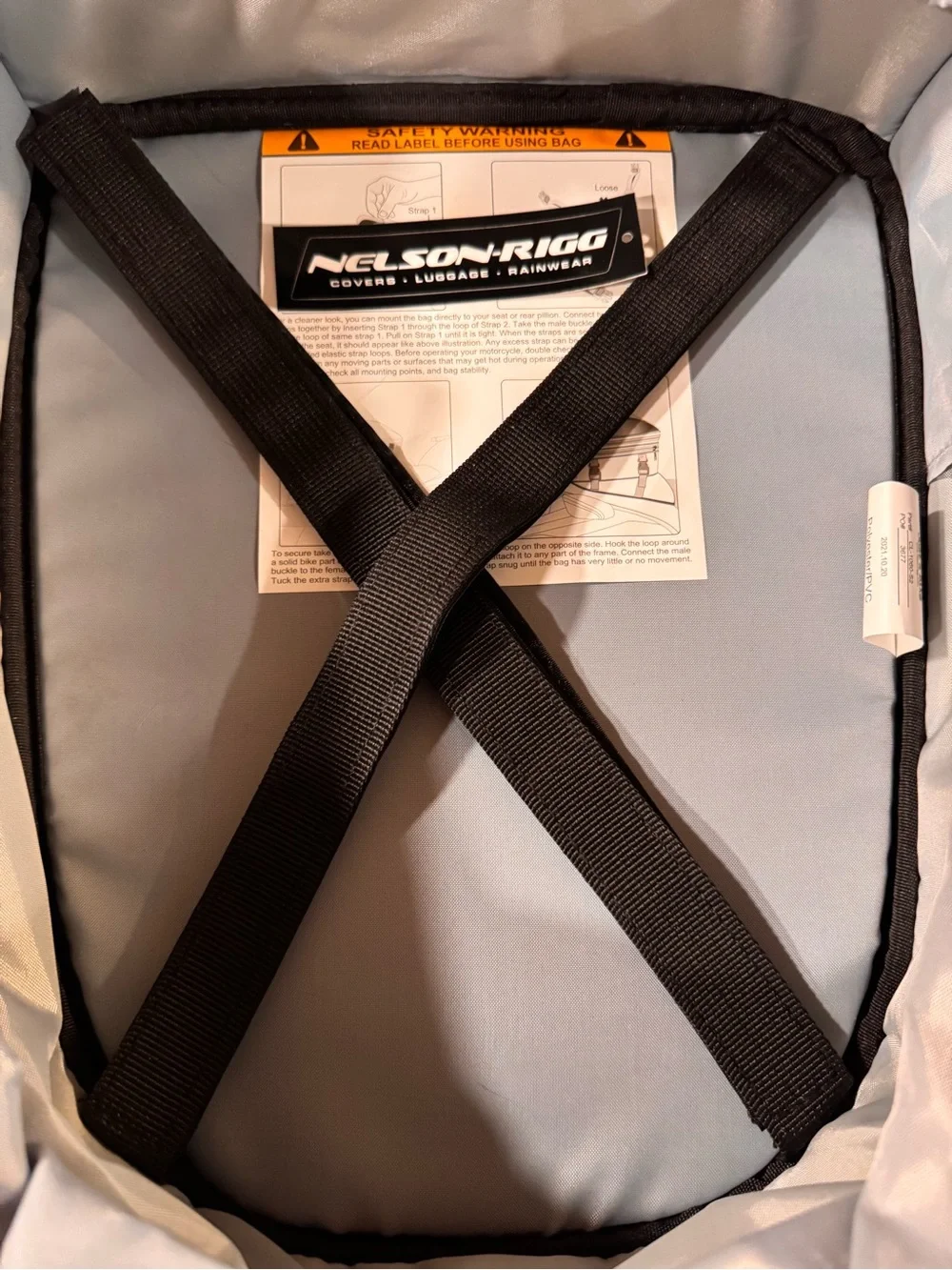 Black NELSON - RIGG CL-1060-S2 UltraMax motorcycle overnight bag.